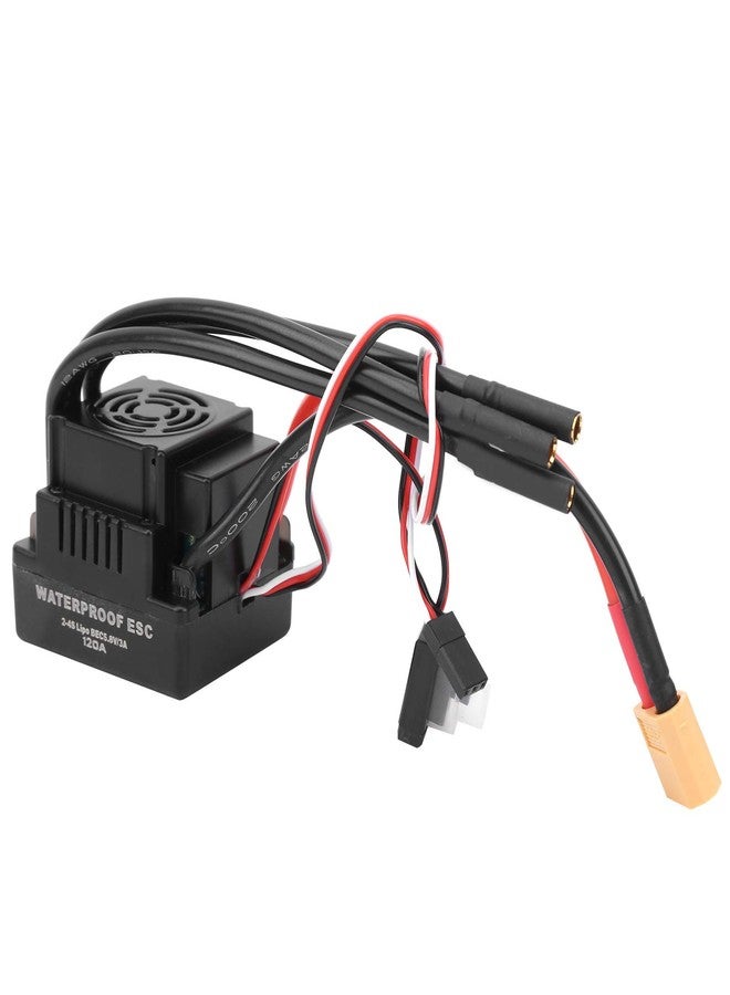 Alinory 120A ESC Electronic Speed Controller, RC Car ESC, Upgraded RC Accessories for RC Vehicle 1/8 RC Car(XT60) - Image 2